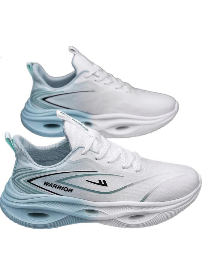 Pull Back أحذية رياضية للرجال من ووريور صيف 2023 أحذية شبكية قابلة للتنفس للجري والكاجوال بيضاء/وردية مقاس 43 - Image 2