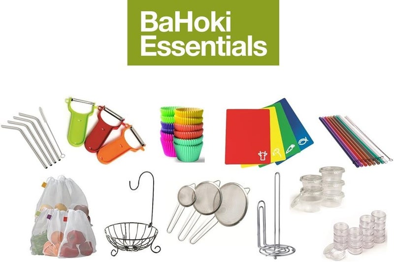 BaHoki Essentials Fruit Tree Bowl with Foldable Banana Hanger Wire Storage Basket CopperRose Gold - Image 4