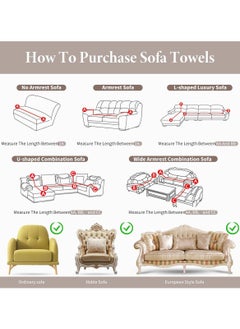 MarlaMall Sofa Cover for 2 Cushion Couch,Sectional Couch Covers Single Sofa Covers for Living Room,Washable Decorative Couch Cover,71"x 102" Couch Protector Sofa Slipcovers for Pet,Kids (Black)  - Image 2