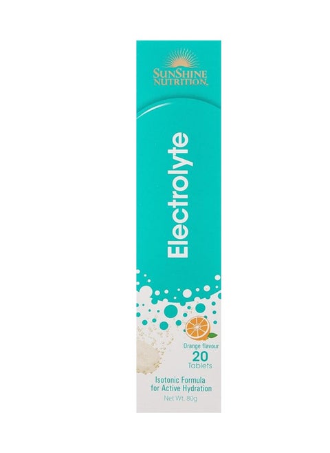 Rehydration Effervescent Orange, 20 Tablets