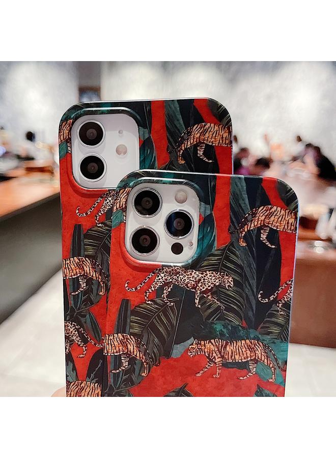 اس-توب جراب لهاتف iPhone 12 / 12 Pro بنمط مناظر طبيعية، جراب واقٍ من مادة TPU - Image 3