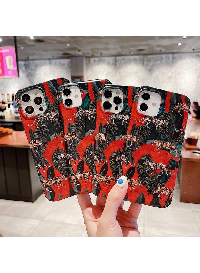 اس-توب جراب لهاتف iPhone 12 / 12 Pro بنمط مناظر طبيعية، جراب واقٍ من مادة TPU - Image 2