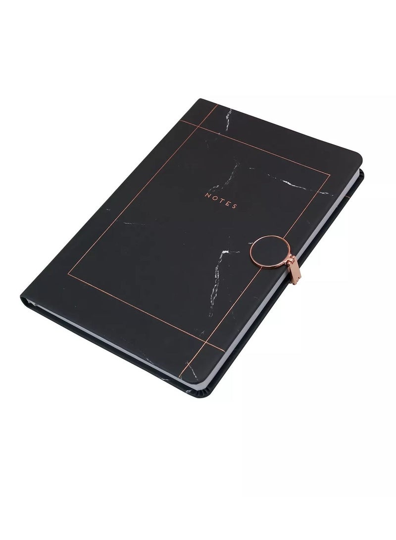 Generic Stylish Marble Notebook Pu leather Hard Cover Journal 192 lined Pages A5 Writing Pads Diary 80gsm Ruled Sheets Notepad  - Image 1