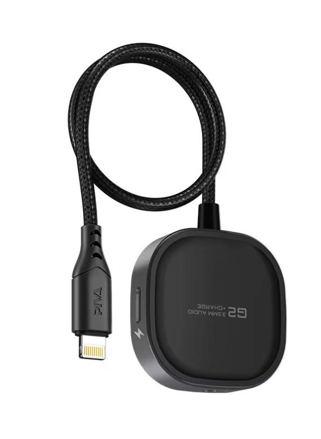 PIVA G2 iPhone AUX Lightning Converter Adapter Dongle – 3.5mm Headphone Jack with 21W Fast Charging, Lightweight Plug-and-Play Design, HD Clear Voice with Extra Bass, Zero Delay, Mic Supported, MFI-Certified Chipset – Compatible with iPhone 8, X, 11, 12, 13 & 14 Pro Max (Lightning + AUX) - Image 1