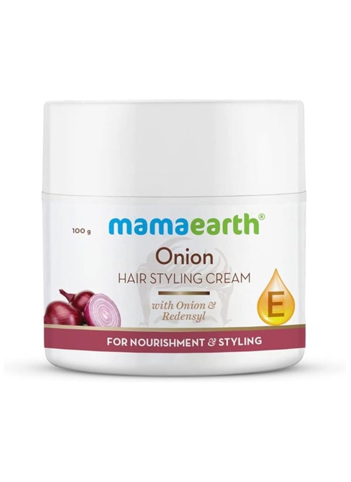 Mamaearth - Mamaearth Onion Hair Styling Cream for Men with Onion & Redensyl for Nourishment & Styling- 100 g - Image 1