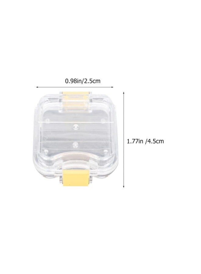 klarako 5Pcs Membrane Tooth Boxes Transparent Membrane Film Tooth Box with Latch Denture Storage Boxes - Image 5