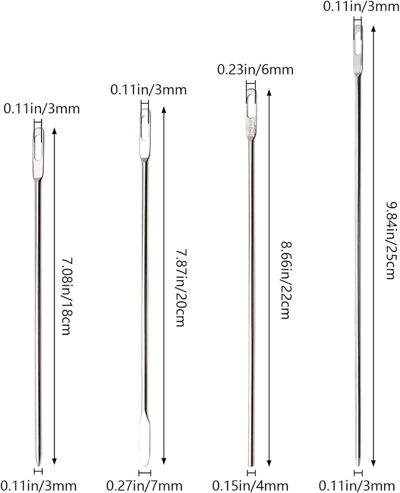 HZYH Belt Guide Pant Drawstring Threading Tool, 4pcs Sewing Loop  Kit - Image 2