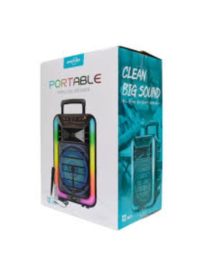 GREATNICE Wireless Bluetooth Speaker, Stereo Sound, FM Radio, TF Memory, USB Input, Mic Input - Image 1