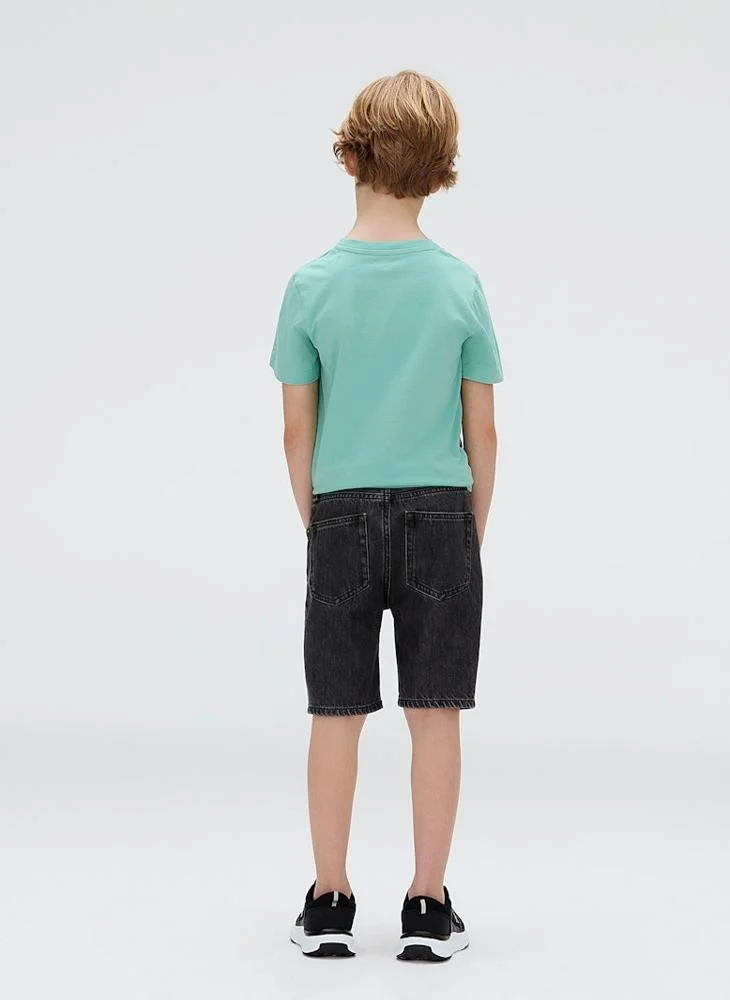 Calvin Klein Jeans Kids Logo Crew Neck T-Shirt
