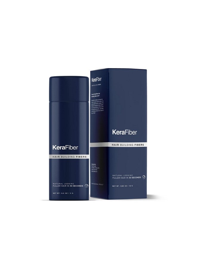 KeraFiber Hair Building Fibres Natural Keratin Hair Thickener Fibres Hair Powder For Men And Women Full Head Of Hair In 30 Secondshair Fibres Medium Brown - Image 1