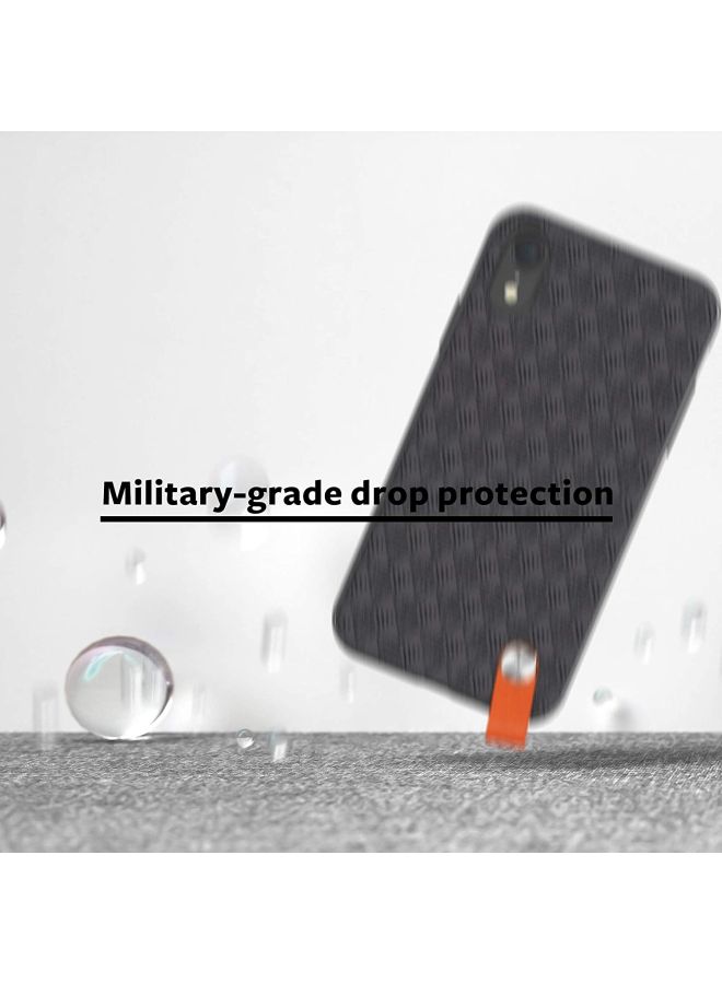 موشي غطاء حماية واقٍ لهاتف أبل آيفون XR أسود / رمادي / برتقالي - Image 3