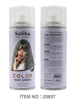 Sasha Color Hair Spray Gray 130 ml  - Image 2