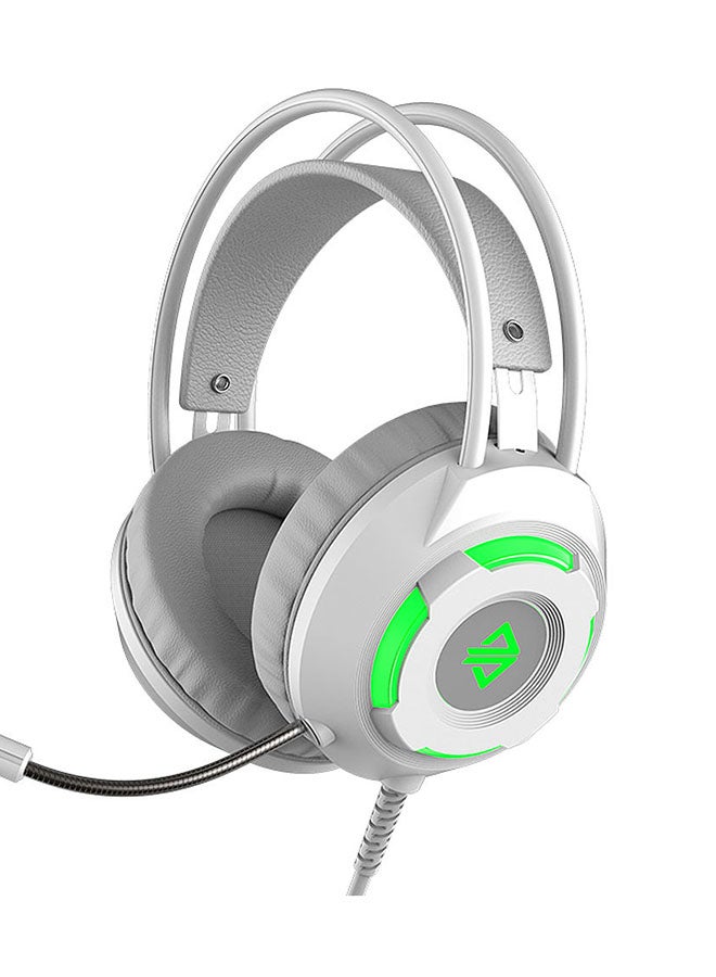 آجاز AX120 USB سلكية 3.5 ملم سماعة رأس ستيريو للألعاب مع خاصية إلغاء الضوضاء مع ميكروفون وحدة تشغيل 50 ملم - Image 1