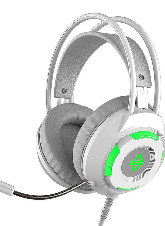 آجاز AX120 USB سلكية 3.5 ملم سماعة رأس ستيريو للألعاب مع خاصية إلغاء الضوضاء مع ميكروفون وحدة تشغيل 50 ملم - Image 4