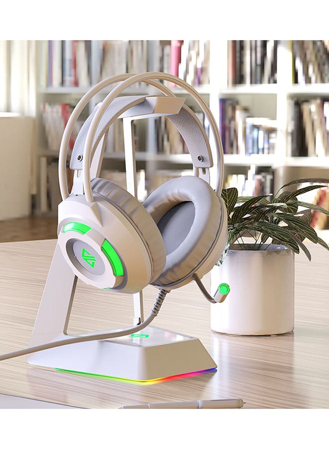 آجاز AX120 USB سلكية 3.5 ملم سماعة رأس ستيريو للألعاب مع خاصية إلغاء الضوضاء مع ميكروفون وحدة تشغيل 50 ملم - Image 3