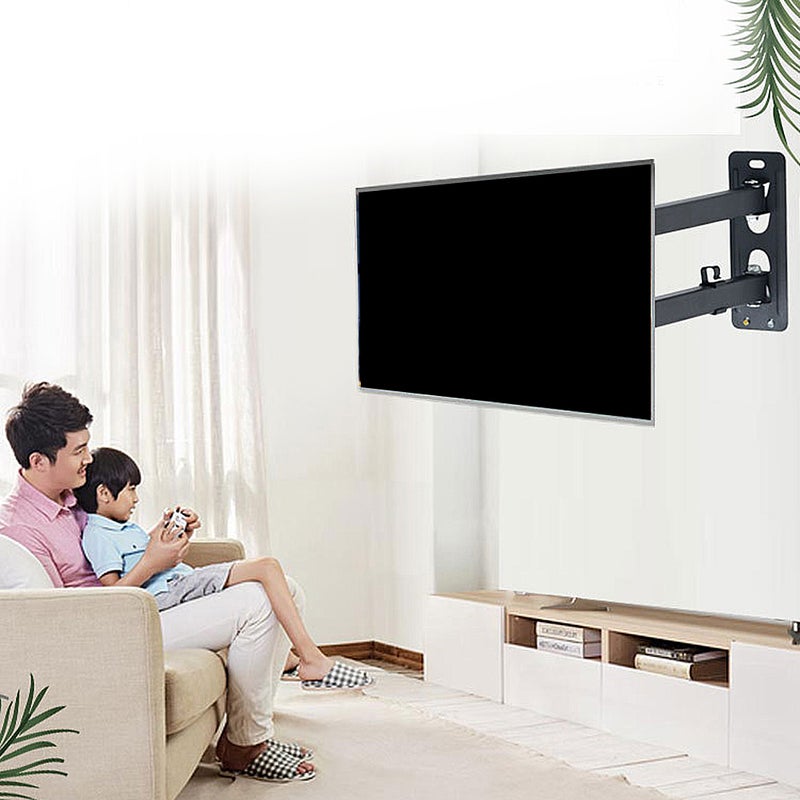 حامل تلفزيون LCD قابل للتمدد والتعليق، مقاس 23-42 بوصة، مع ميزان تسوية، مناسب للاستخدام المنزلي. - Image 5