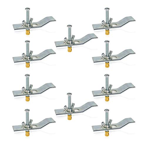Daisypower Undermount Sink Clips,Sink Brackets,Kitchen and Bathroom Sink Supports Kits(10 Pack) - Image 1