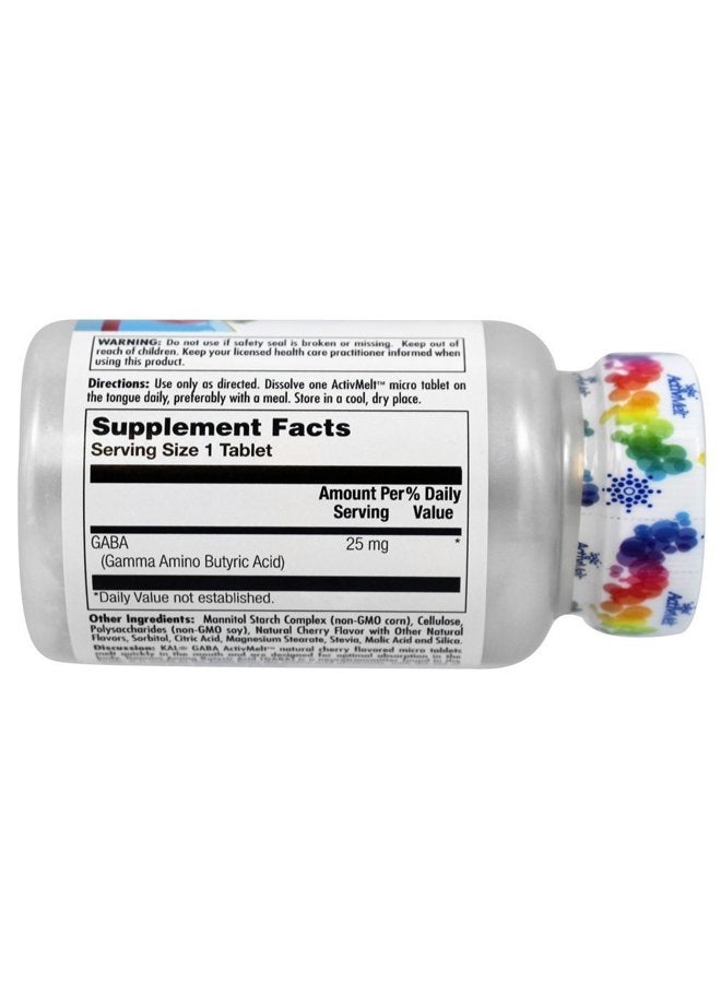 KAL Gaba Cherry 25mg 120 Micro Tablets - Image 2