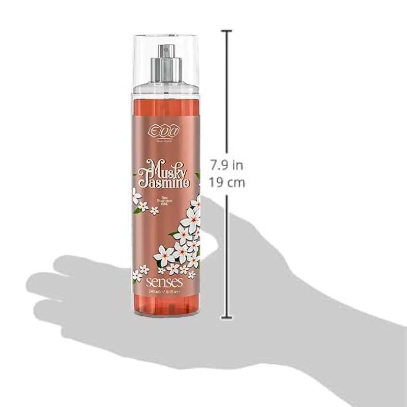 Eva Musky Jasmine Body Mist Senses 240Ml - Image 4