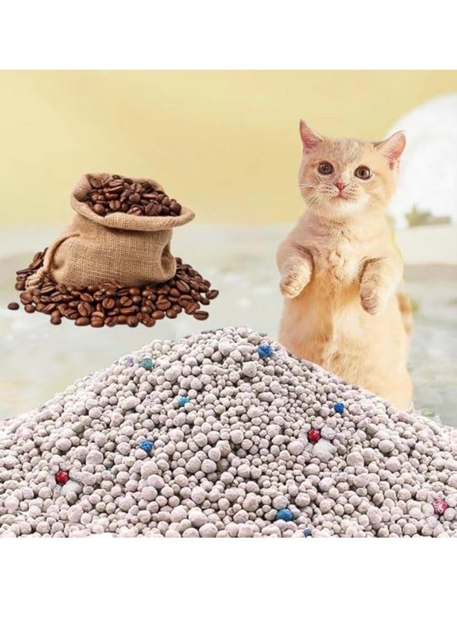 SKY-TOUCH - Cat Litter, Fast Clumping, Dust-Free, Superior Odor Control, Antibacterial Protection, Safe for Pets and People (5L Coffee) - Image 1