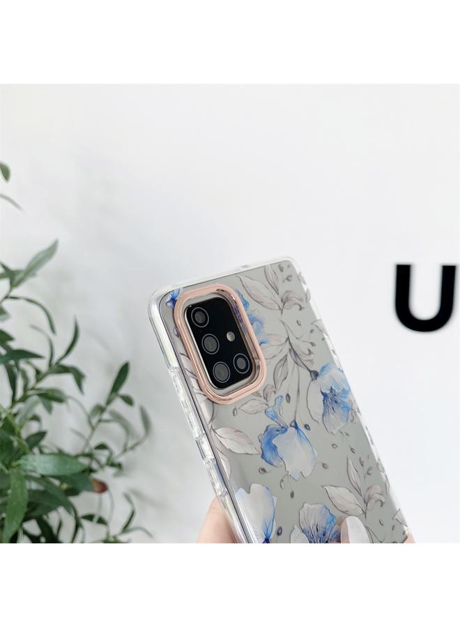 S-TOP Case For Samsung Galaxy A32 5G Translucent Plating Flower Phone Case - Image 5