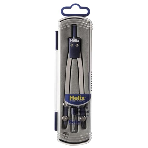 Helix Technical Compass Divider - For Precision Drawing - Wide Diameter & Durable Design - Professional Drafting Tool - With Extras - Image 5