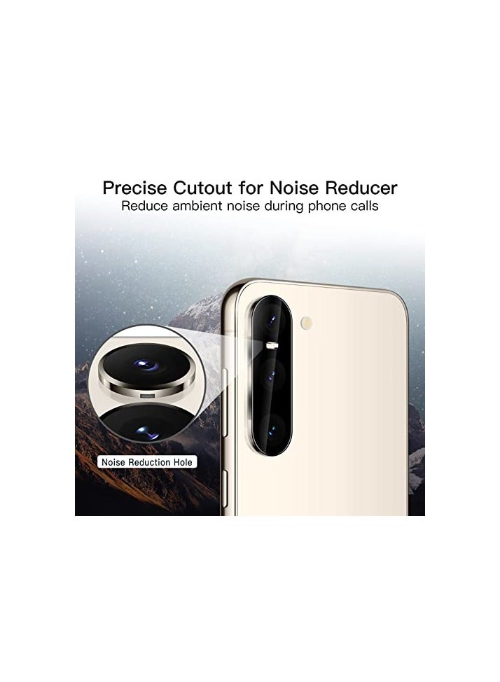 جي تيك واقي شاشة JETech لهاتف Samsung Galaxy S23 5G مقاس 6.1 بوصة مع واقي عدسة الكاميرا، طبقة من الزجاج المقسى، متوافق مع معرف بصمة الإصبع، شفاف عالي الدقة، عبوتان لكل منهما - Image 2