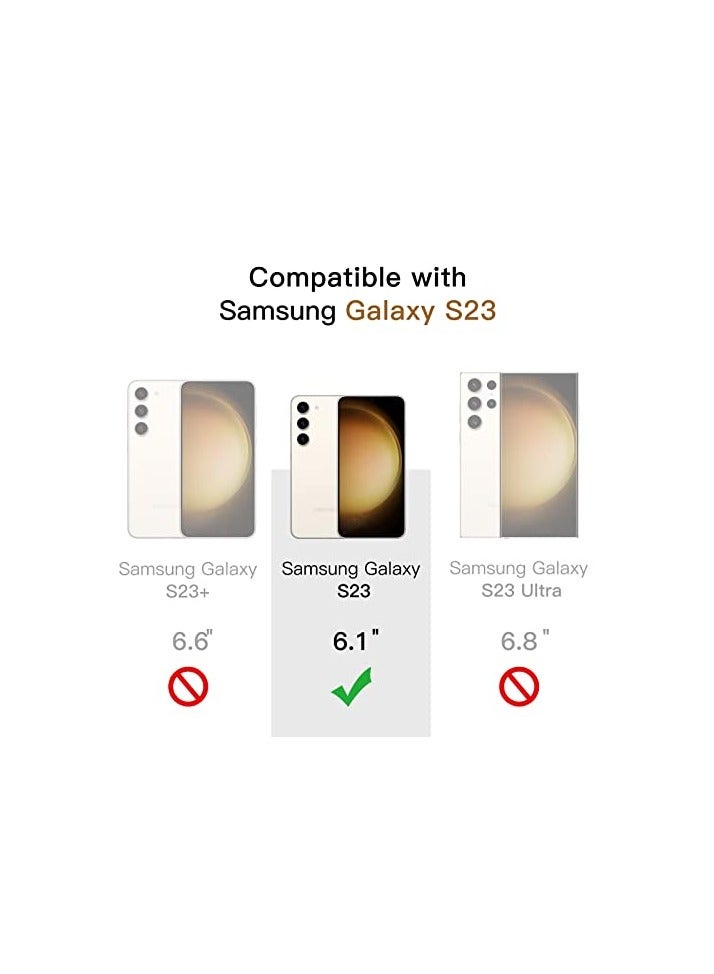 جي تيك واقي شاشة JETech لهاتف Samsung Galaxy S23 5G مقاس 6.1 بوصة مع واقي عدسة الكاميرا، طبقة من الزجاج المقسى، متوافق مع معرف بصمة الإصبع، شفاف عالي الدقة، عبوتان لكل منهما - Image 5