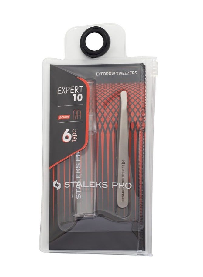 STALEKS PRO Eyebrow tweezers - Staleks Pro Expert 10 | Type 5 - Image 4