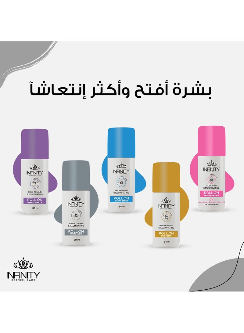 Infinity Infinity Roll On Brightening Illuminating Ocean Breeze 80ML  - Image 4