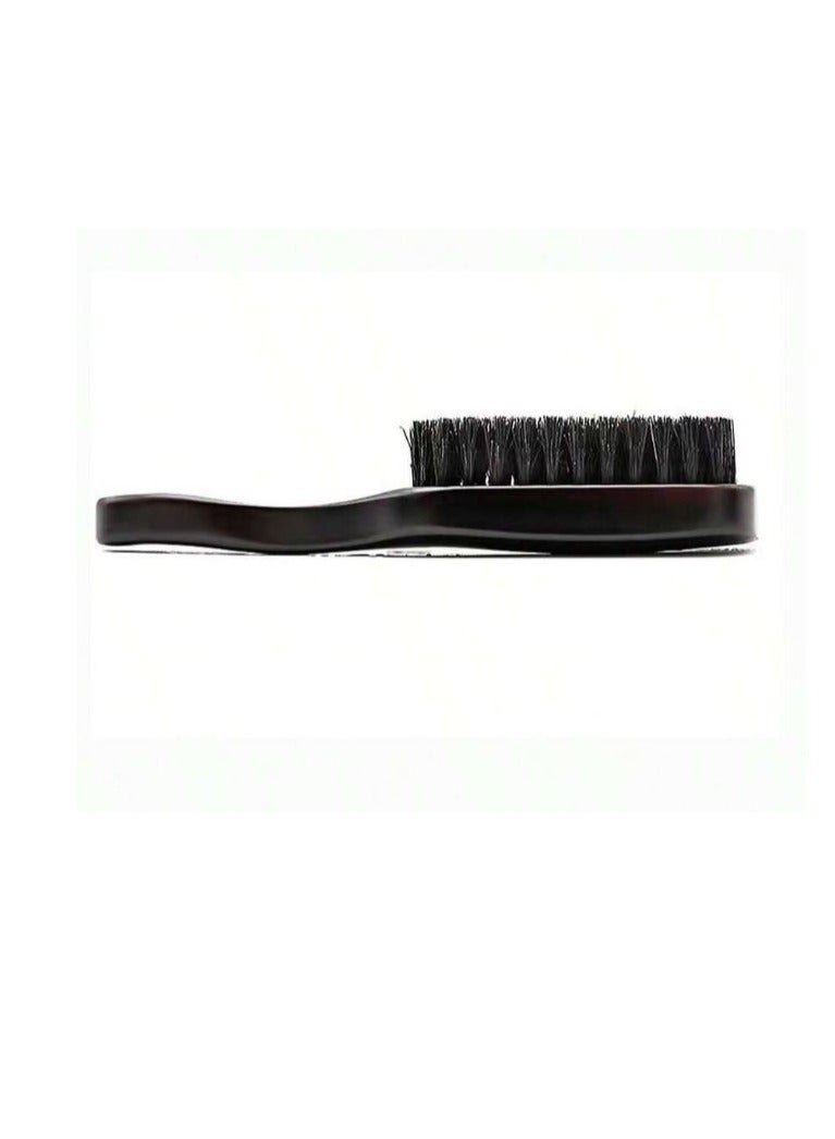 Barber's styling beard hair wooden brush