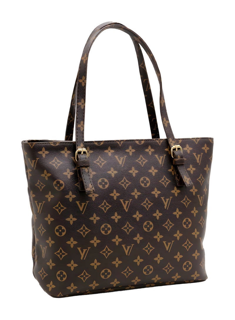 Imported women's faux leather handbag