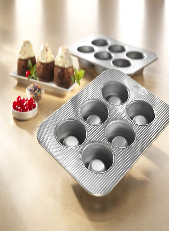 USA Pan Nonstick Brownie Bowl Pan, 6 Cup, Aluminized Steel - Image 2