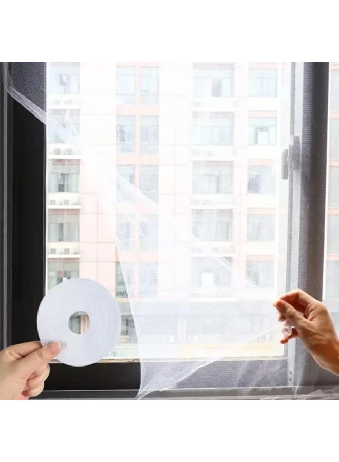 3PCS Thickened Polyester Mosquito Net Screen, Self-Adhesive with Velcro, Invisible Window Protection, 150x200cm - Image 2