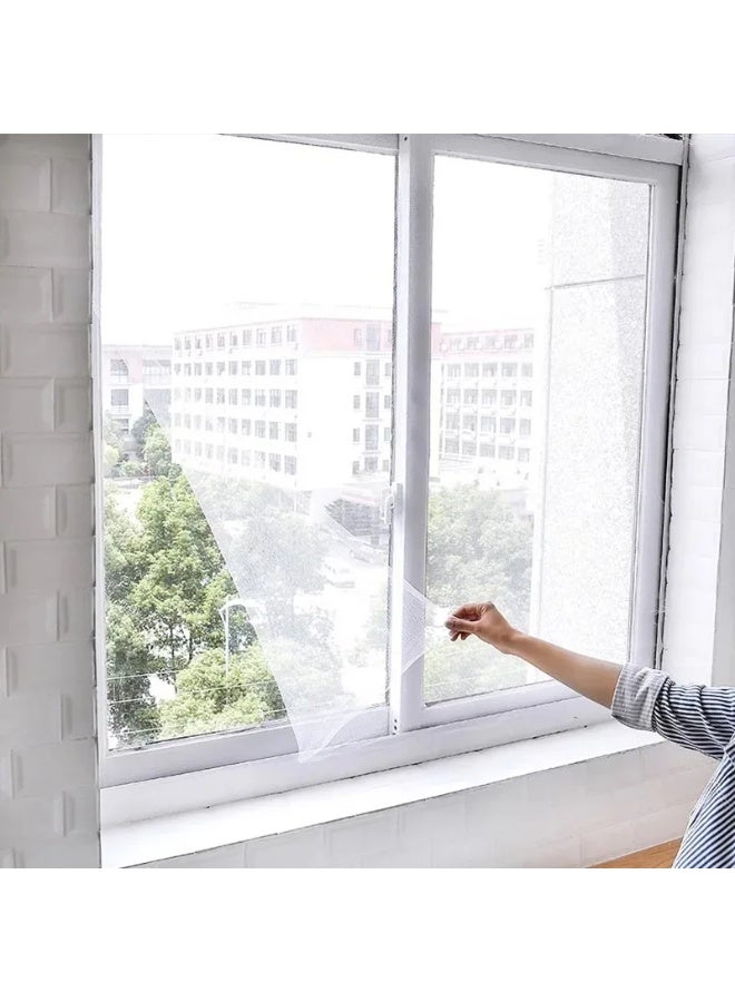3PCS Thickened Polyester Mosquito Net Screen, Self-Adhesive with Velcro, Invisible Window Protection, 150x200cm - Image 3