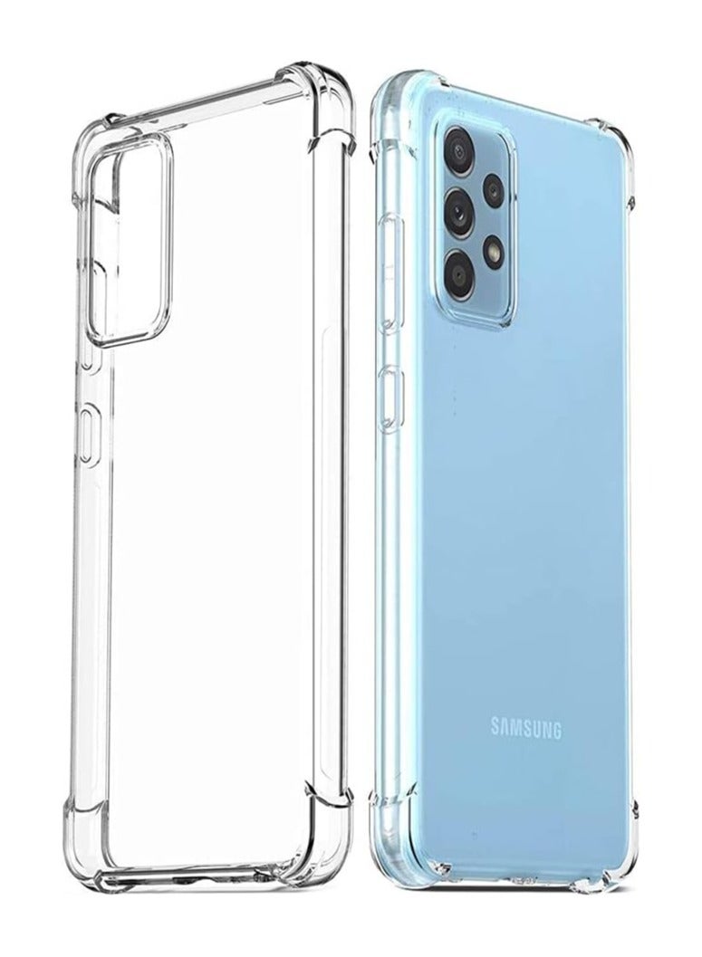 Samsung Galaxy A72 5G Case Cover Premium Clear TPU Bumper Back Cover with Reinforced Corners - Image 1