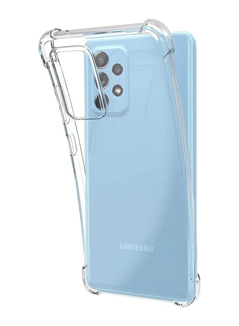Samsung Galaxy A72 5G Case Cover Premium Clear TPU Bumper Back Cover with Reinforced Corners - Image 4