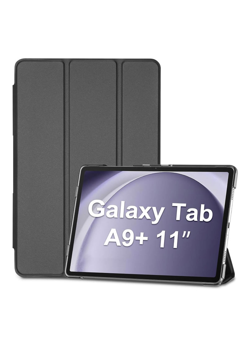 Procases For Galaxy Tab A9 Plus 11 Inch 2023 Case Slim Stand Hard Back Shell Protective Smart Cover Case For 11 Inch Galaxy Tab A9 Plus Plus 2023 Sm X210 X215 X216 X218 Black - Image 1