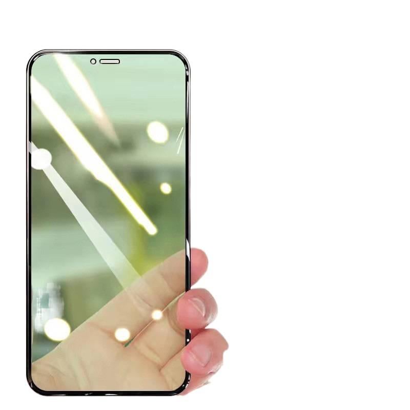 BB غطاء هاتف بGlass لـ iPhone 14 / 14 Plus / 14 Pro / 14 Pro Max مع مضاد لبصمات الأصابع ومضاد للتجسس مع مضاد للضوء الأزرق مع مقاوم للانفجار باللون أسود باللون الأسود باللون الأزرق - Image 1