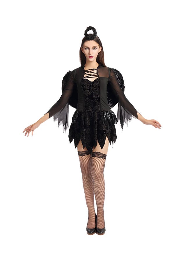 NIBEMINENT Dark Fairy Halloween Costume - Image 1