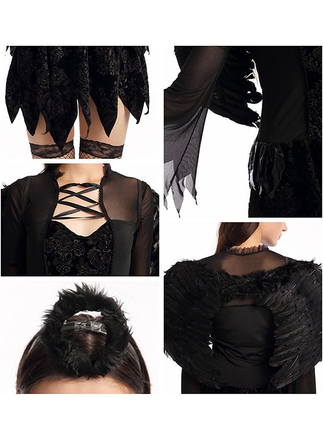 NIBEMINENT Dark Fairy Halloween Costume - Image 5