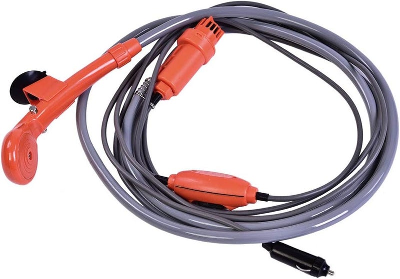 klarako Portable Shower, 12V Car Plug Handheld Indoor Outdoor Portable Vehicle-Mounted Shower Kit Pet Shower for Camping Travel Pet Bath Car Washing Shower - Image 5