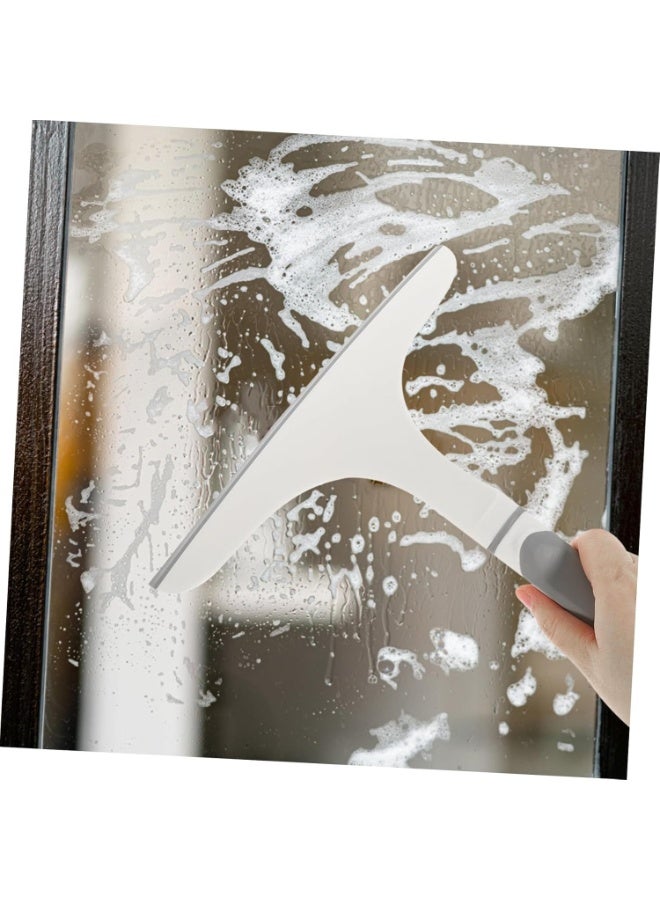 هابي هوم فرشاة تنظيف الزجاج متعددة الوظائف 24 سم مكشطة لتنظيف النوافذ والمكتب والجدران والزجاج مع مساحة مطاطية - أداة تنظيف منزلية متينة وفعالة - Image 2