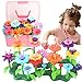 CENOVE ألعاب الأطفال CENOVE للأطفال من 3 إلى 7 سنوات للبنات والأولاد - لعبة بناء حديقة الزهور مع صندوق حمل - ألعاب STEM للأطفال في مرحلة ما قبل المدرسة - نشاط تعليمي - Image 4
