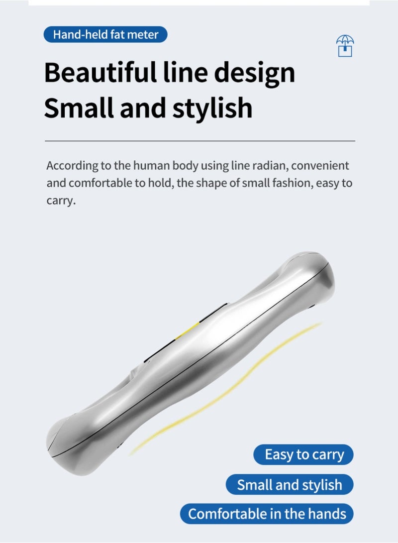 fdsport Body Fat Analyzer, Handheld Body Fat Measuring Instrument, Body Fat Measurement Bmi Meter, Fat Analyzer, Monitoring Body Fat Percentage Measuring Machine, Body Fat Tester, Fitness Analyzer, Multifunctional Portable Body Fat Measuring Device for Weight Loss, Fitness Monitoring, Personal Health - Image 5