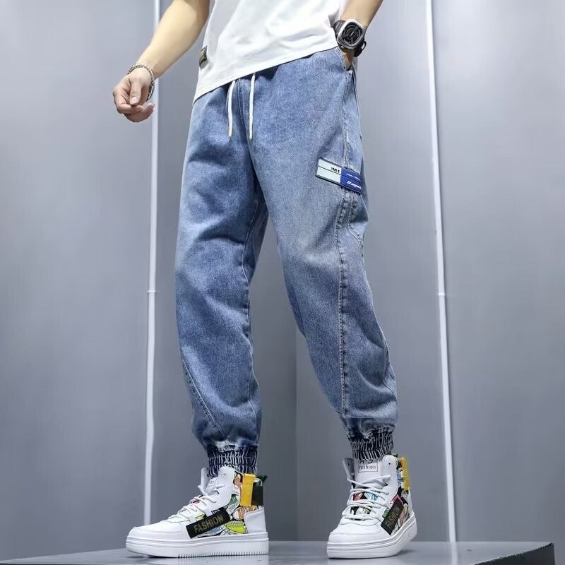 Unisex Classic Denim Jeans Loose Fit Daily Outdoor Wear - Image 1