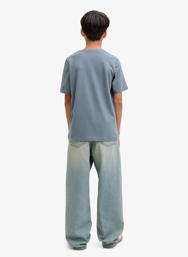 Jack & Jones Junior Kids Jjecorp Logo Crew Neck T-Shirt