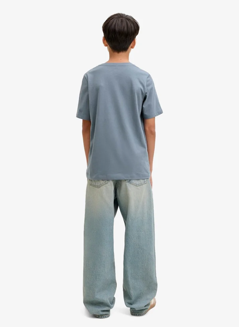 Jack & Jones Junior Kids Jjecorp Logo Crew Neck T-Shirt