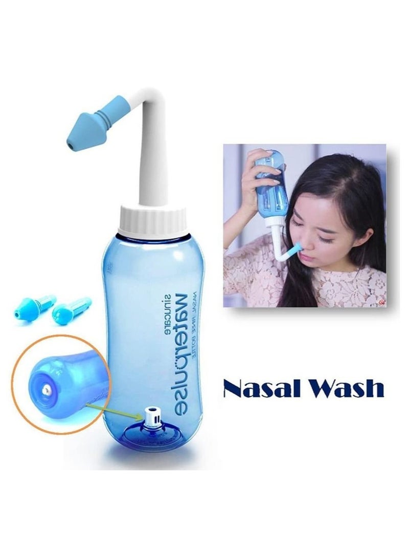 waterpulse Allergic Sinus & Asthma Preventer Irrigator Blue 300ml - Image 1