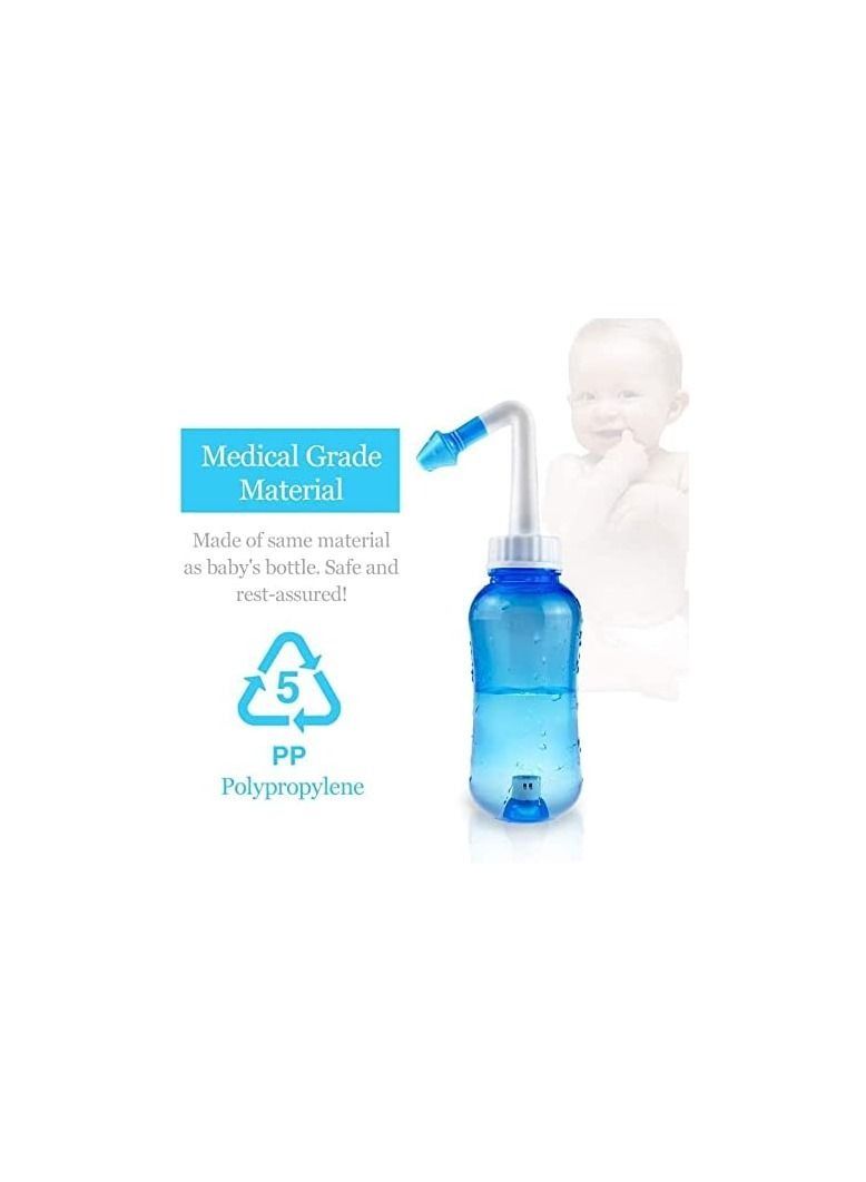 waterpulse Allergic Sinus & Asthma Preventer Irrigator Blue 300ml - Image 5
